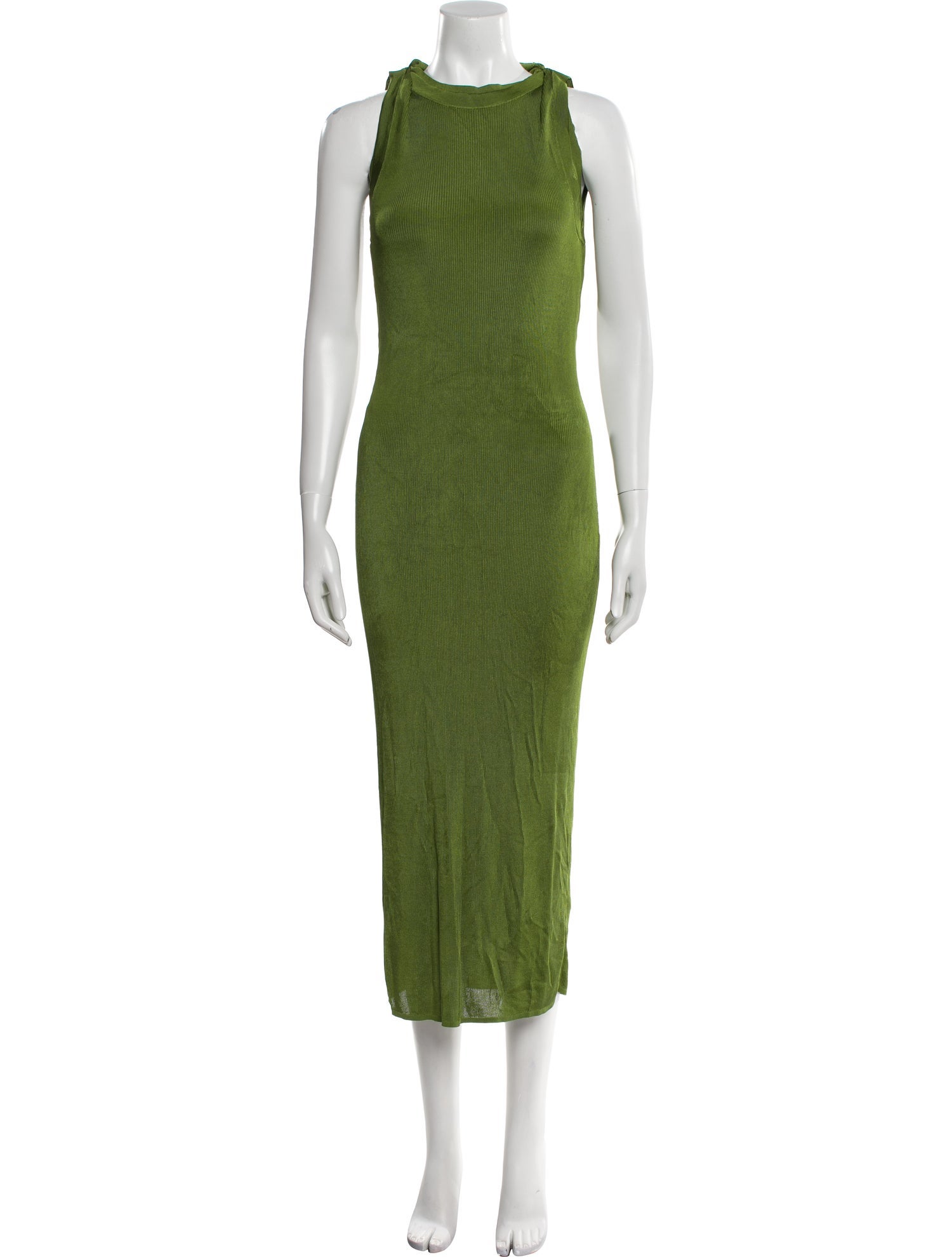 Atlein Mock Neck Long Dress