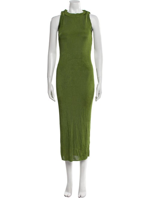 Atlein Mock Neck Long Dress