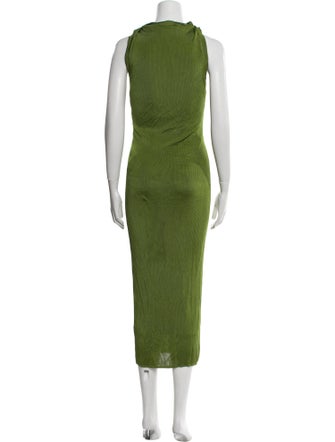 Atlein Mock Neck Long Dress