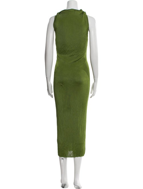 Atlein Mock Neck Long Dress