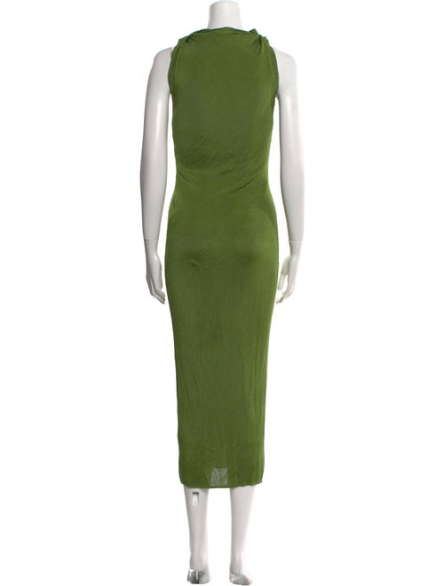 Atlein Mock Neck Midi Length Dress