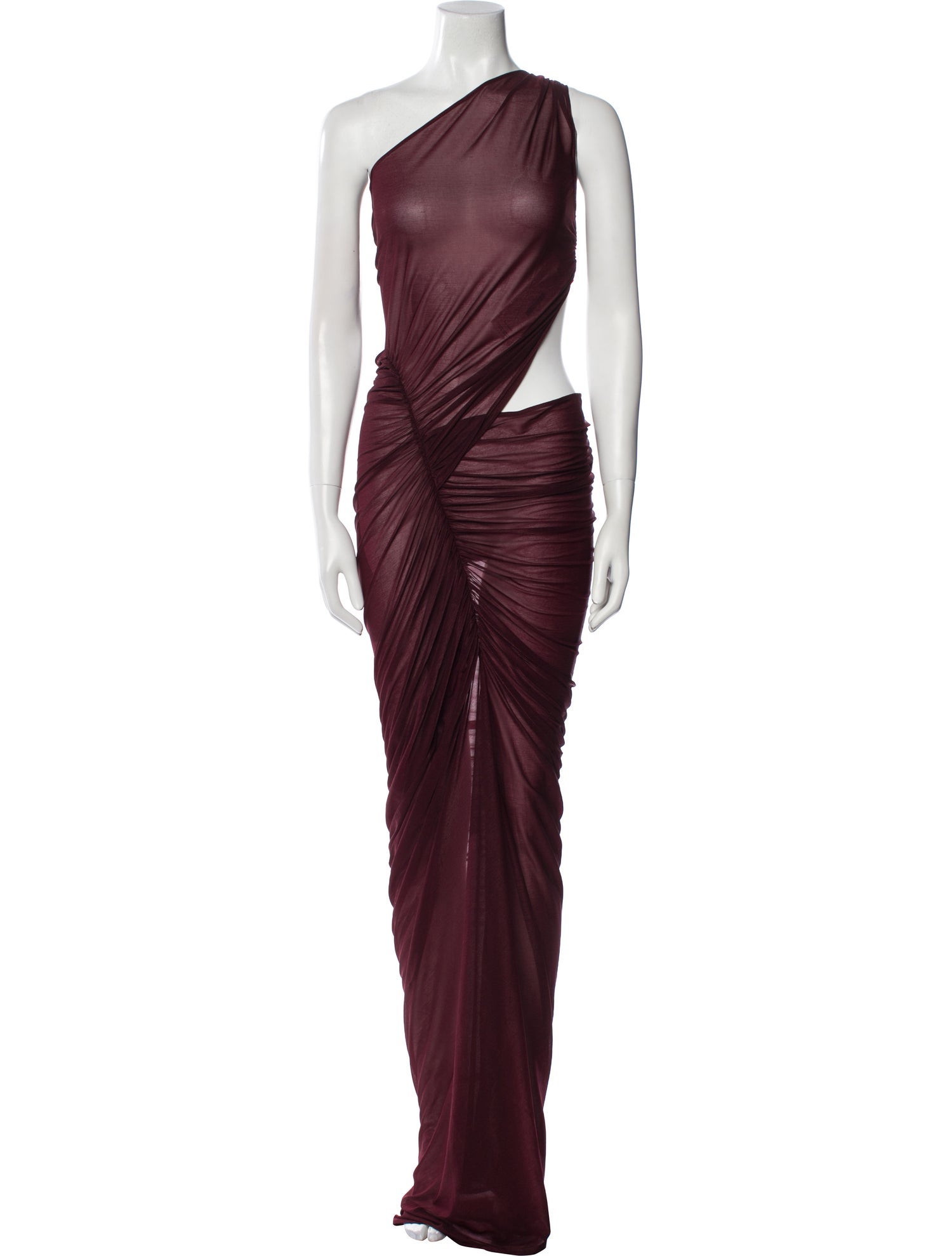 Atlein One-Shoulder Long Dress w/ Tags