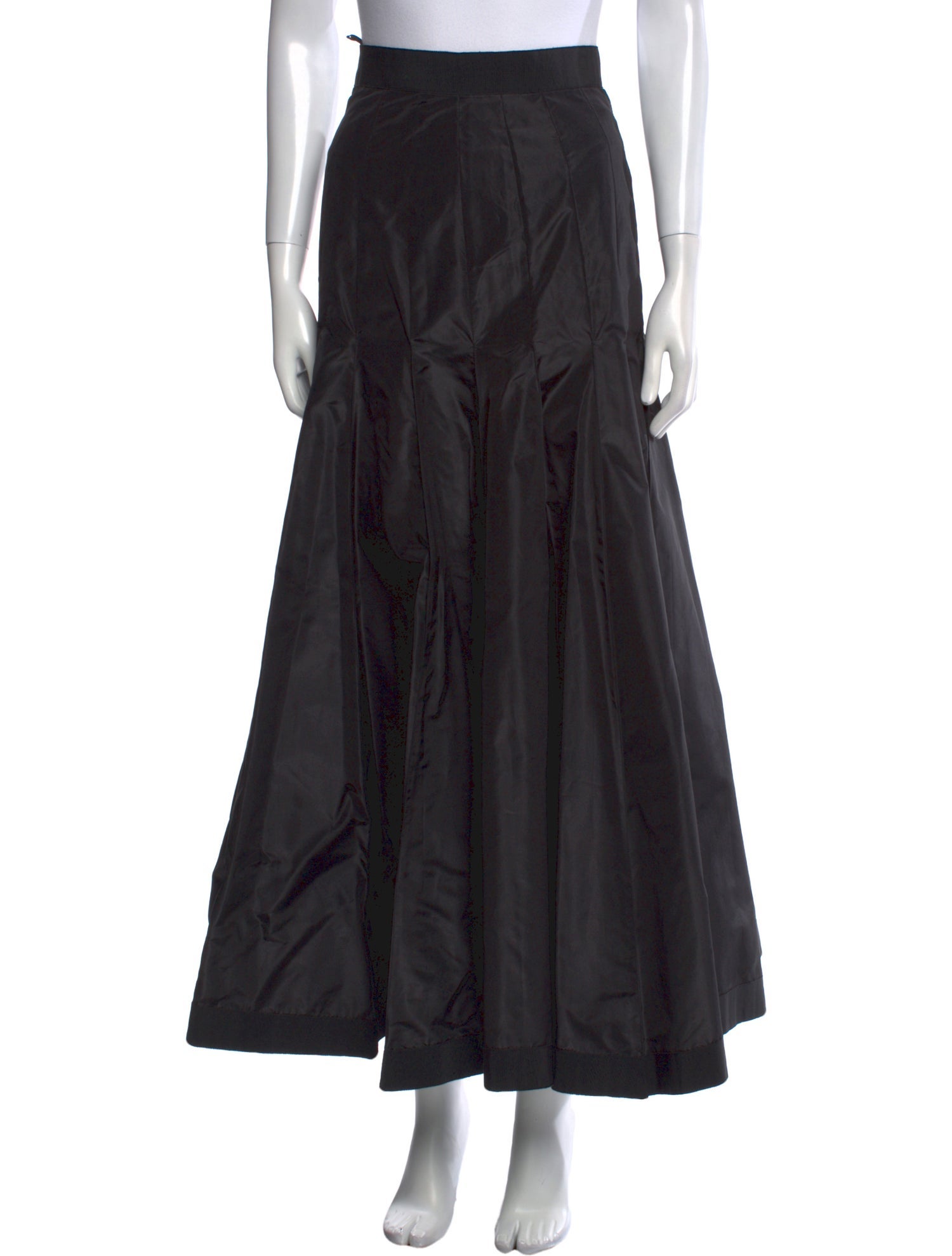 Angelo Tarlazzi Silk Midi Length Skirt