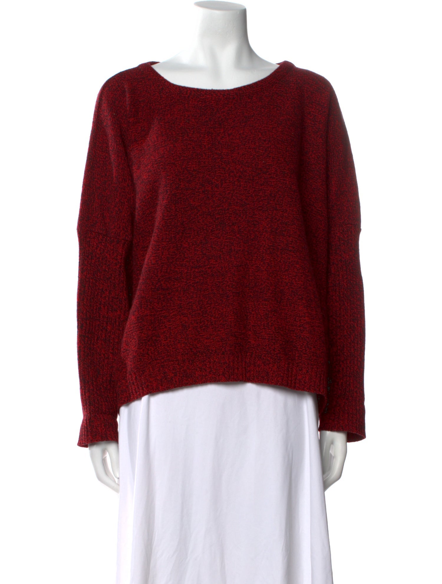 Angelo Tarlazzi Wool Scoop Neck Sweater