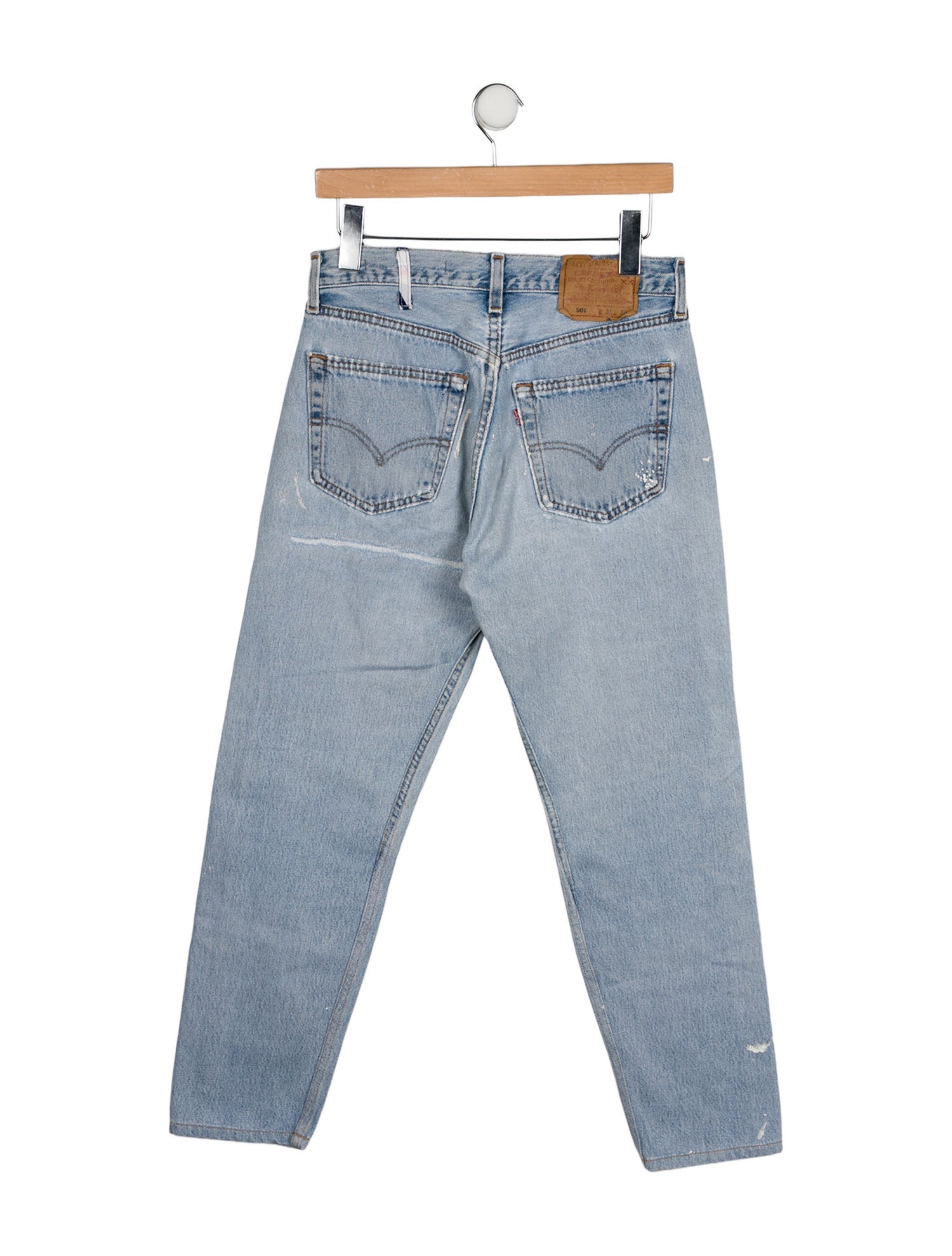 Atelier & Repairs High-Rise Straight Leg Jeans