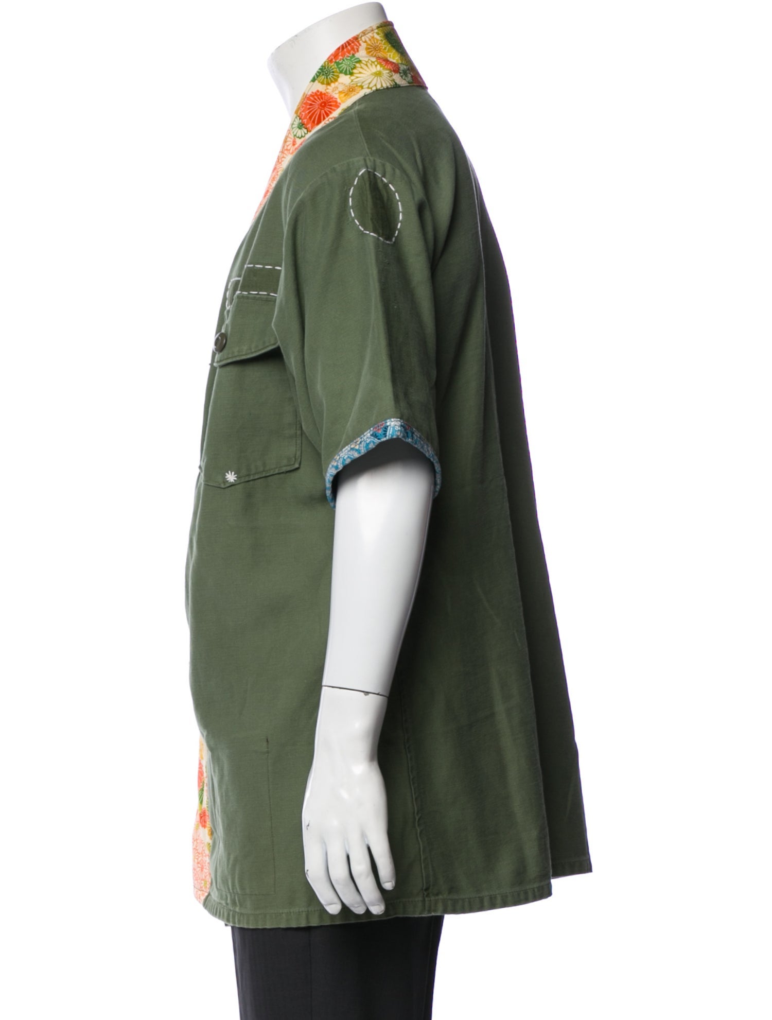 Atelier & Repairs Floral Print Short Sleeve Shirt