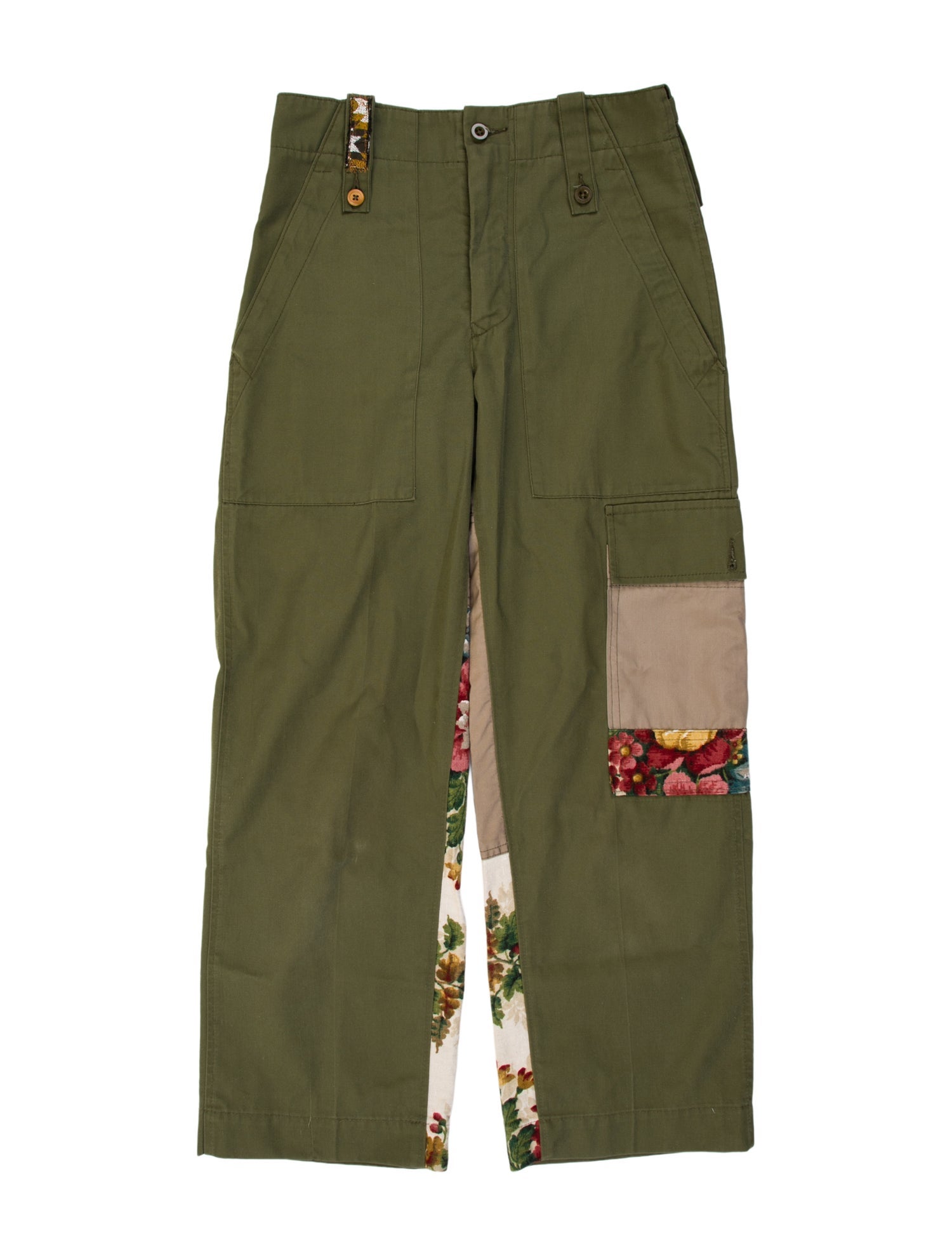 Atelier & Repairs Floral Print Wide Leg Pants