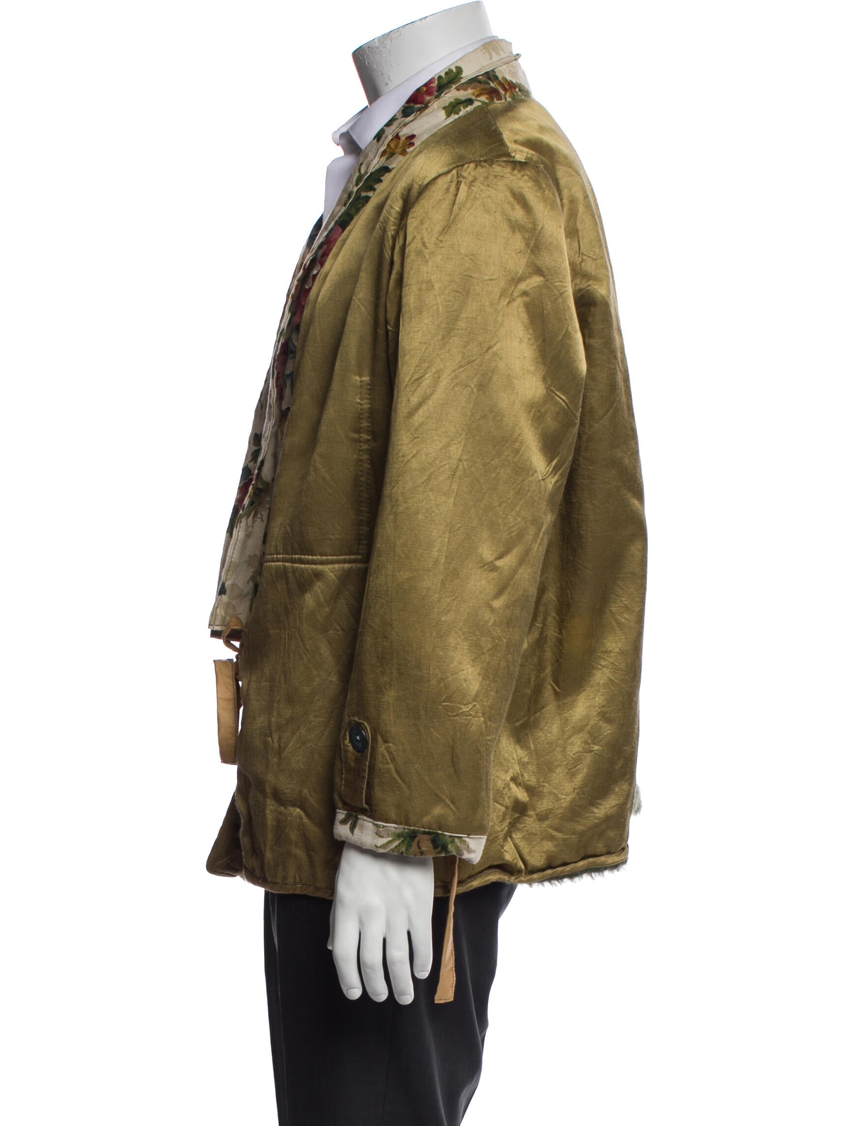 Atelier & Repairs Kimono Floral Print Moto Jacket