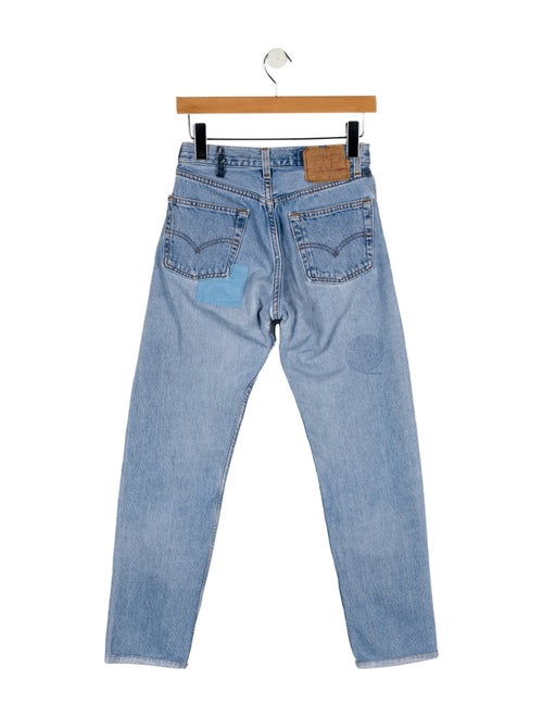 Atelier & Repairs Mid-Rise Straight Leg Jeans