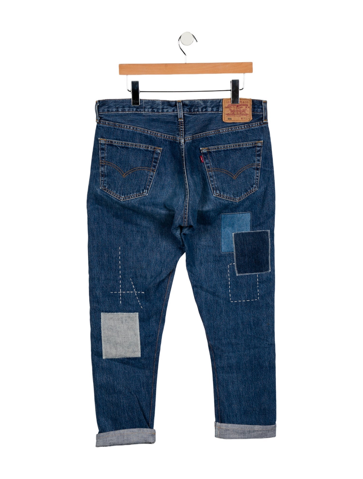 Atelier & Repairs High-Rise Straight Leg Jeans