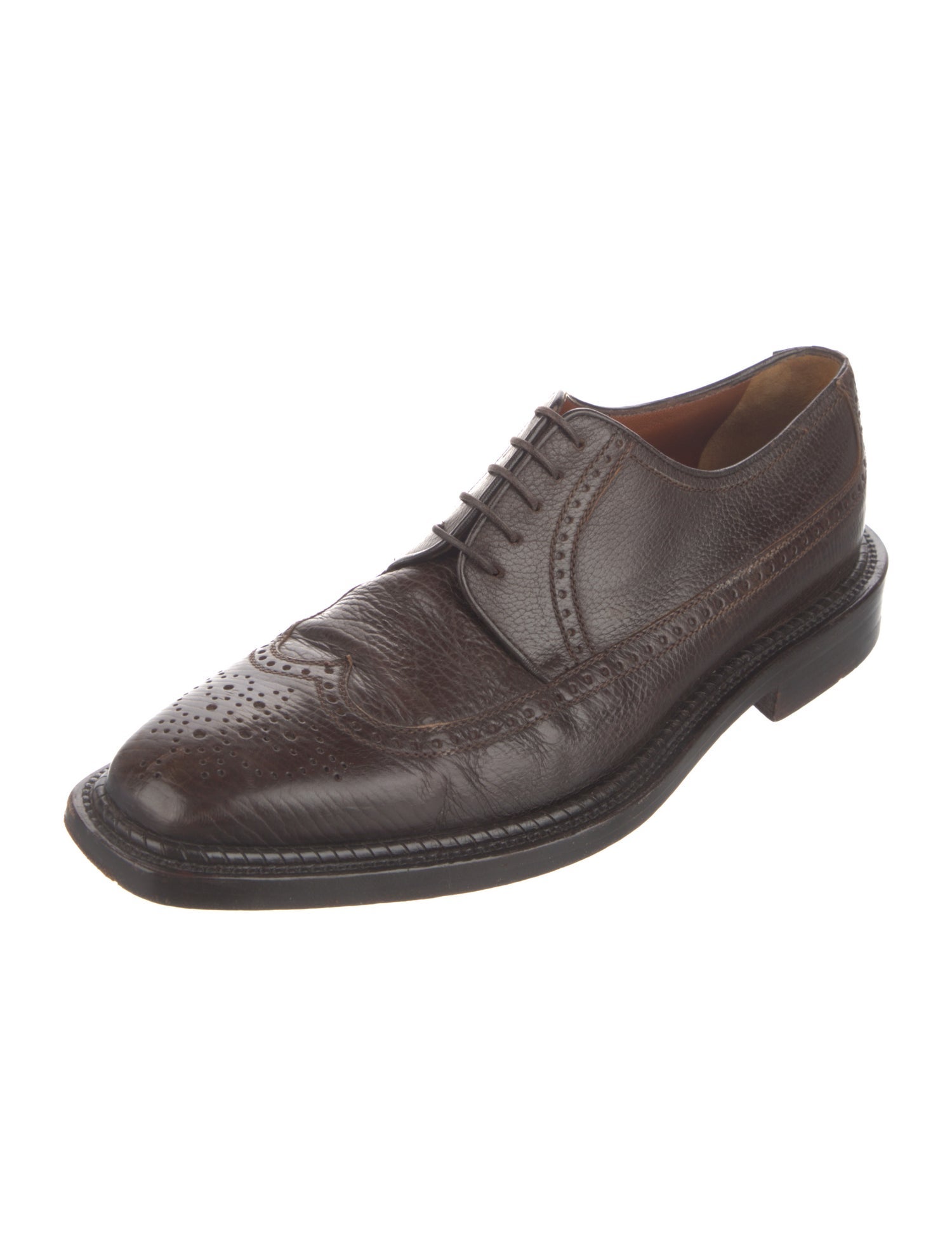a.testoni Leather Brogues