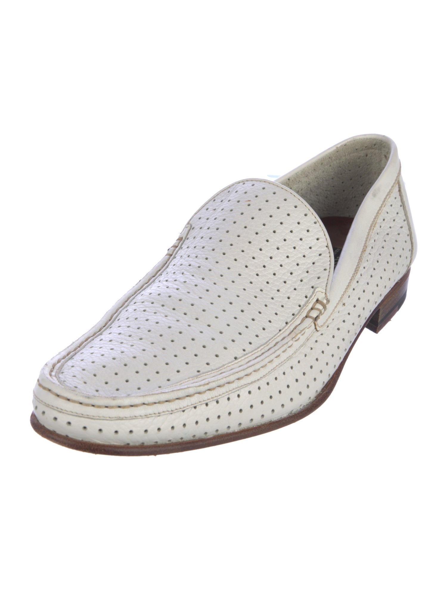 a.testoni Leather Loafers