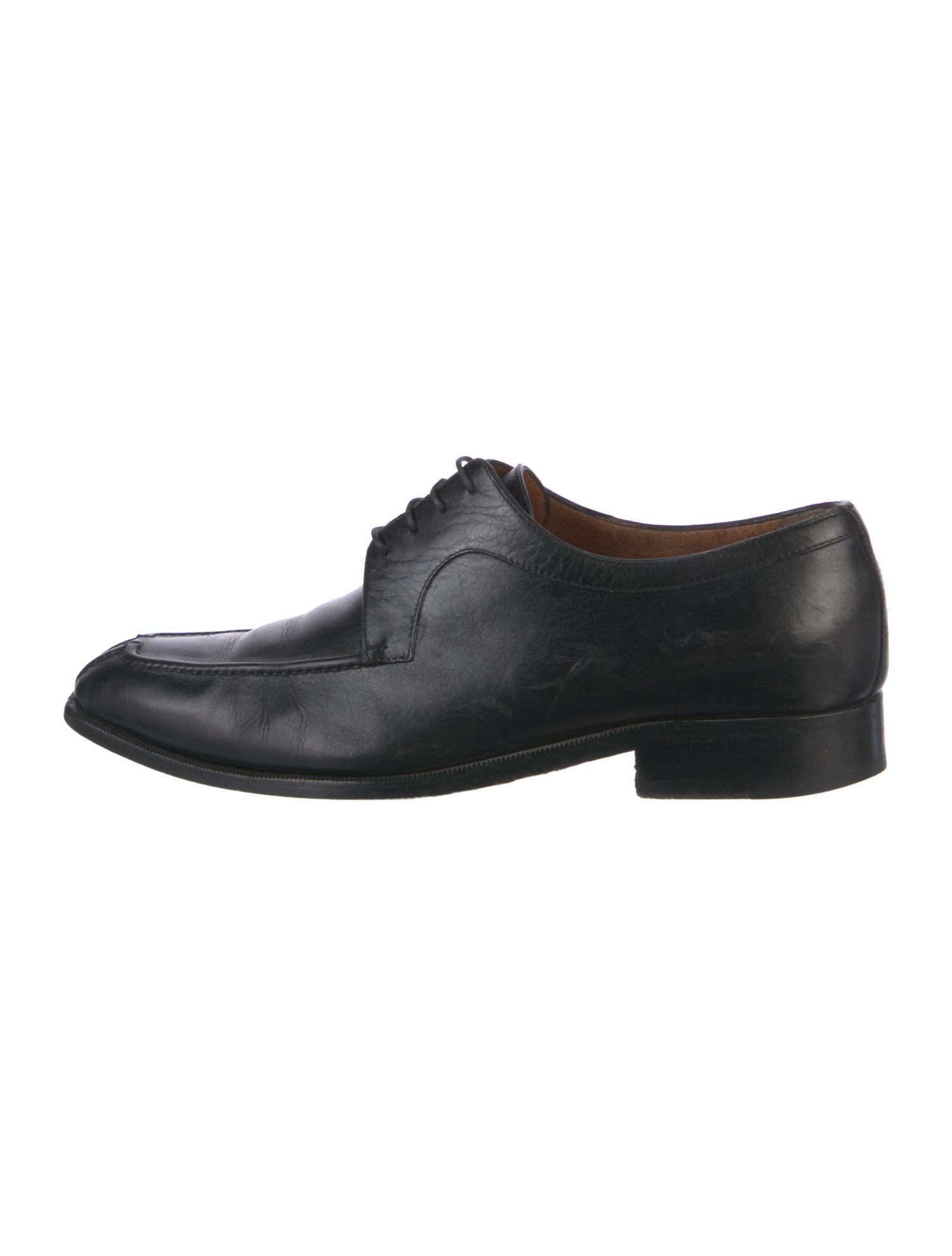 a.testoni Leather Derby Shoes