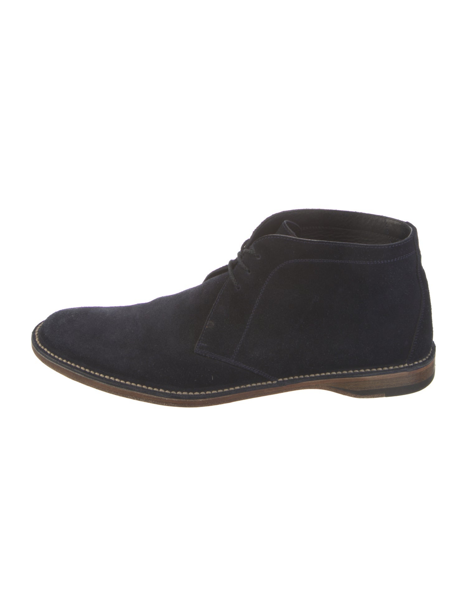 a.testoni Suede Lace-Up Boots