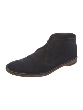a.testoni Suede Lace-Up Boots