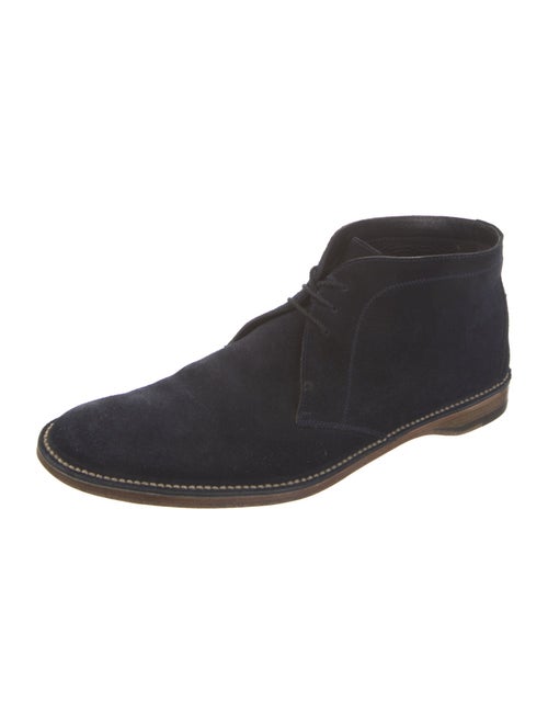 a.testoni Suede Lace-Up Boots