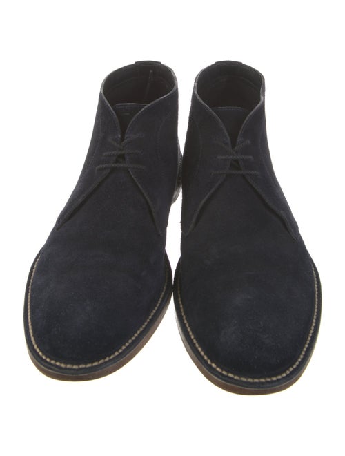 a.testoni Suede Lace-Up Boots
