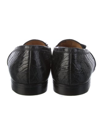 a.testoni Alligator Loafers