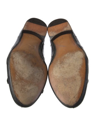 a.testoni Alligator Loafers