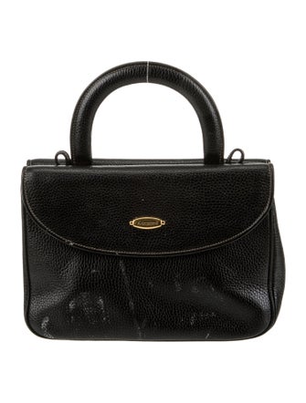 a.testoni Leather Top Handle Bag