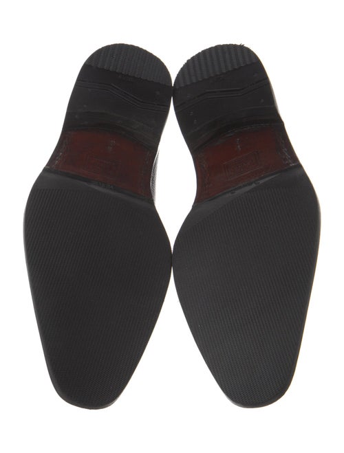 a.testoni Crocodile Embroidered Accent Brogues