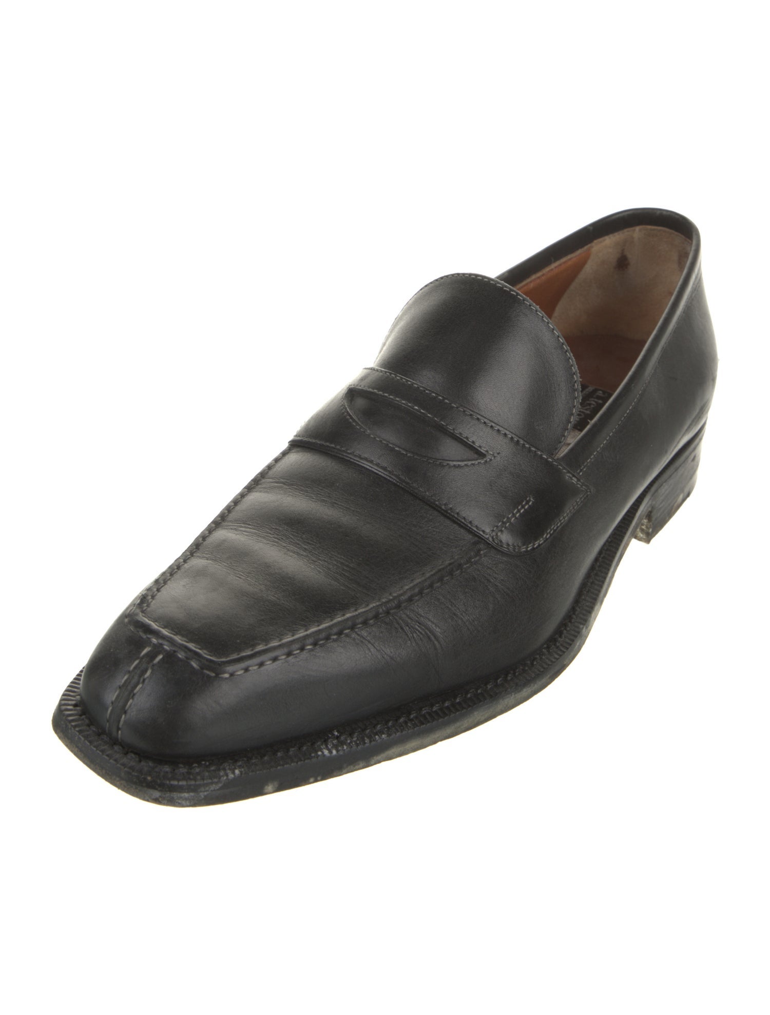 a.testoni Leather Monk Straps