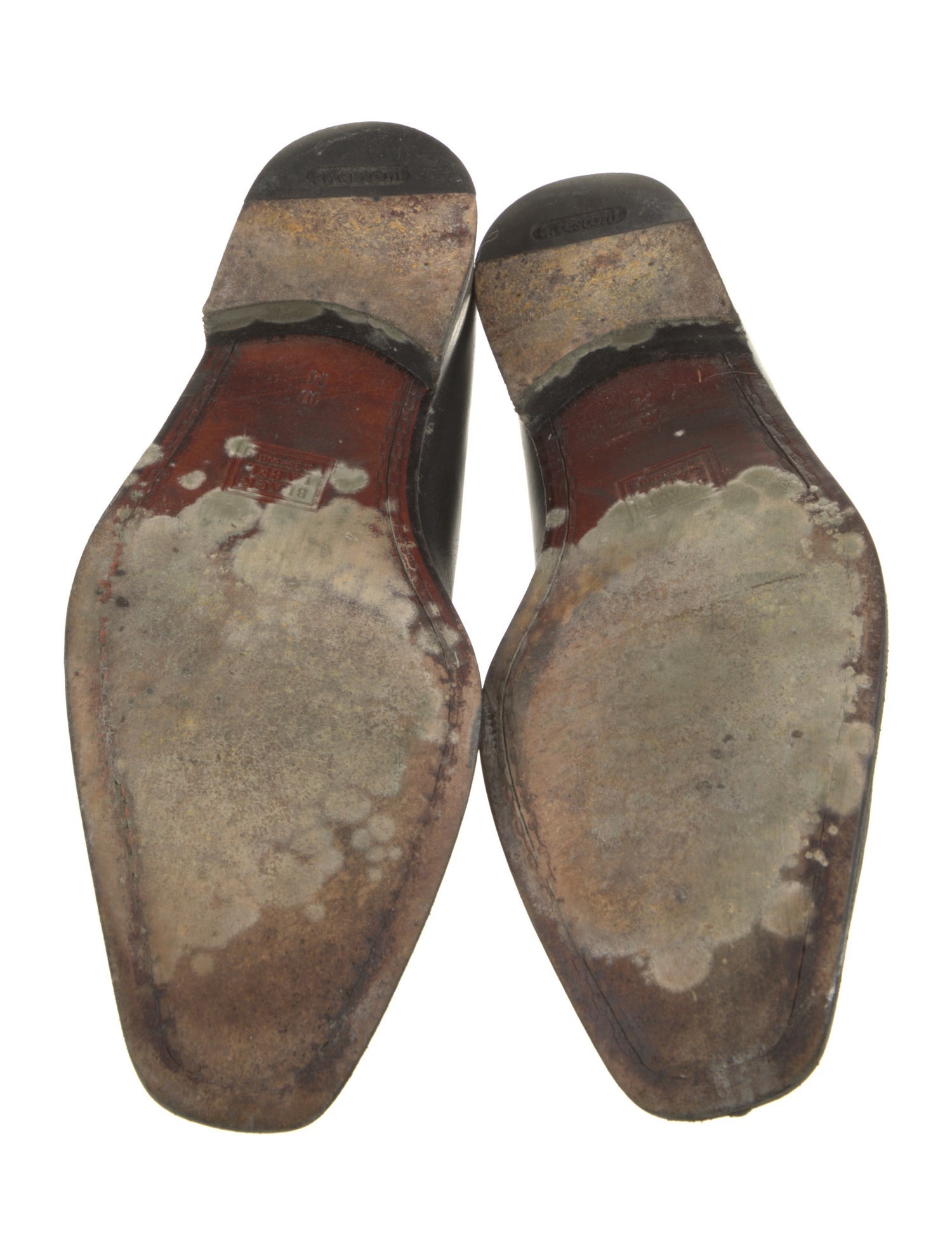 a.testoni Leather Monk Straps