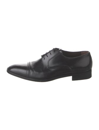 a.testoni Leather Derby Shoes