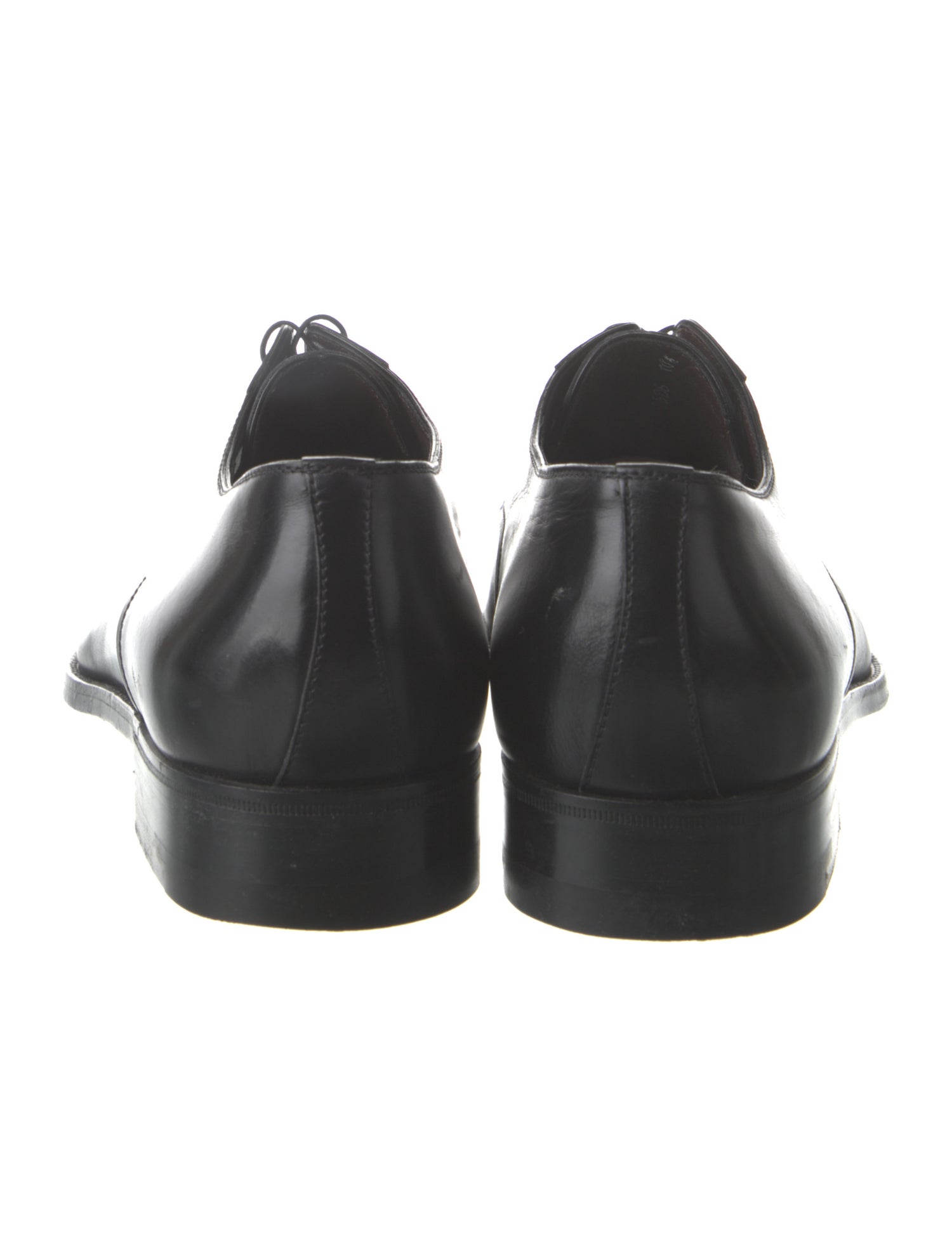 a.testoni Leather Derby Shoes