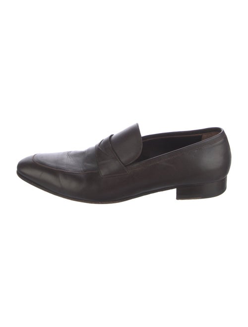 a.testoni Leather Loafers