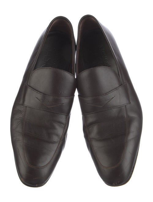 a.testoni Leather Loafers