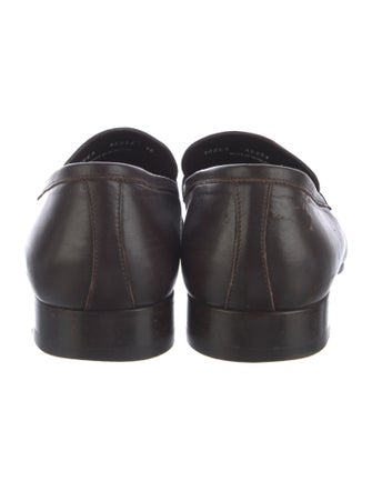 a.testoni Leather Loafers