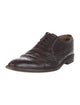a.testoni Leather Embroidered Accent Brogues