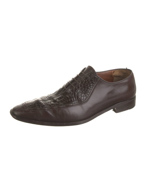 a.testoni Leather Oxfords