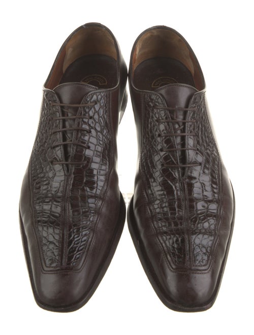 a.testoni Leather Oxfords