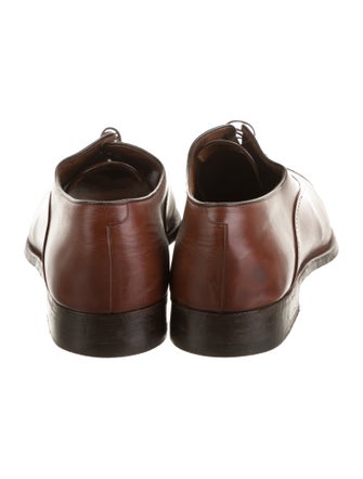 a.testoni Leather Oxfords