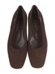 a.testoni Leather Ballet Flats