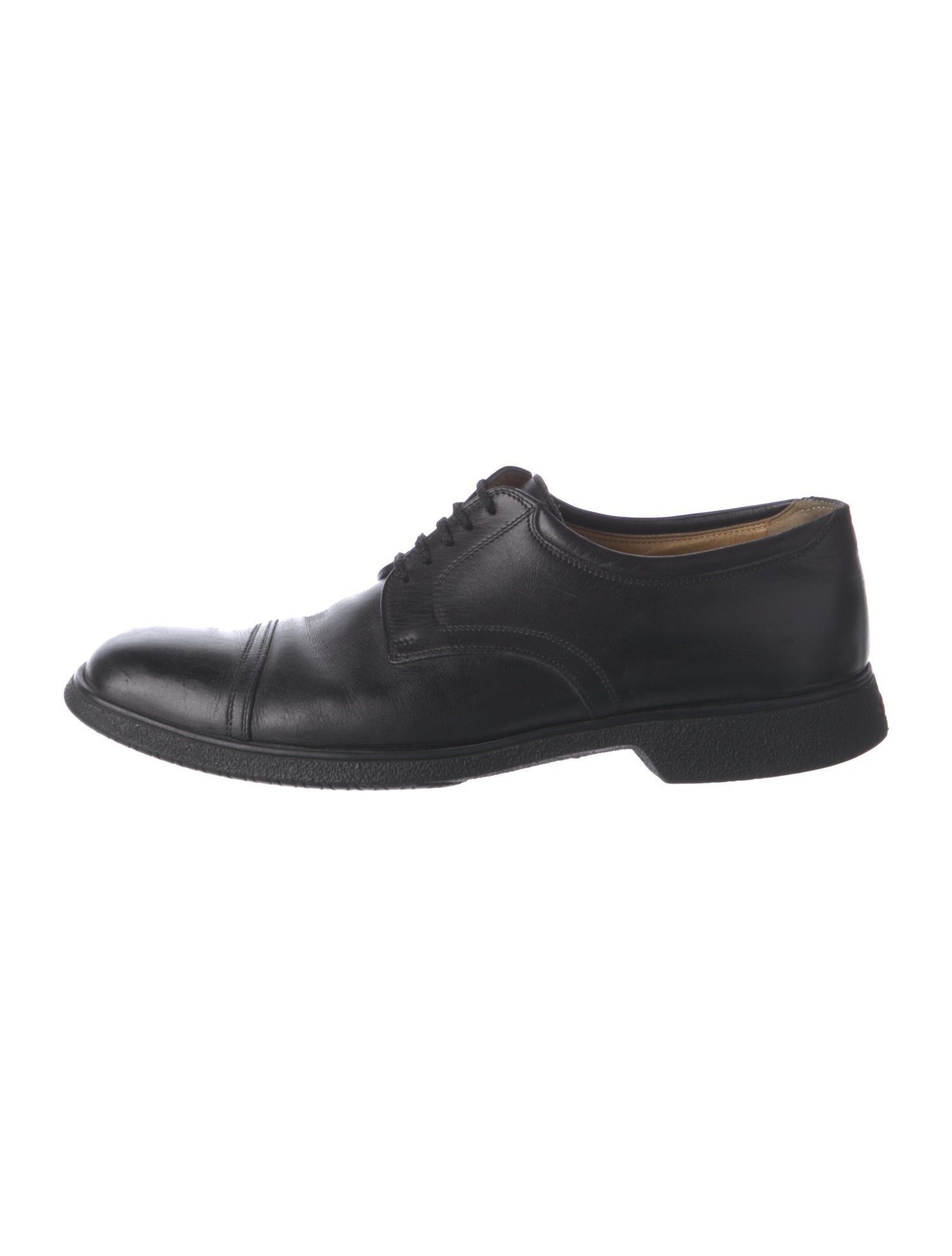 a.testoni Leather Derby Shoes