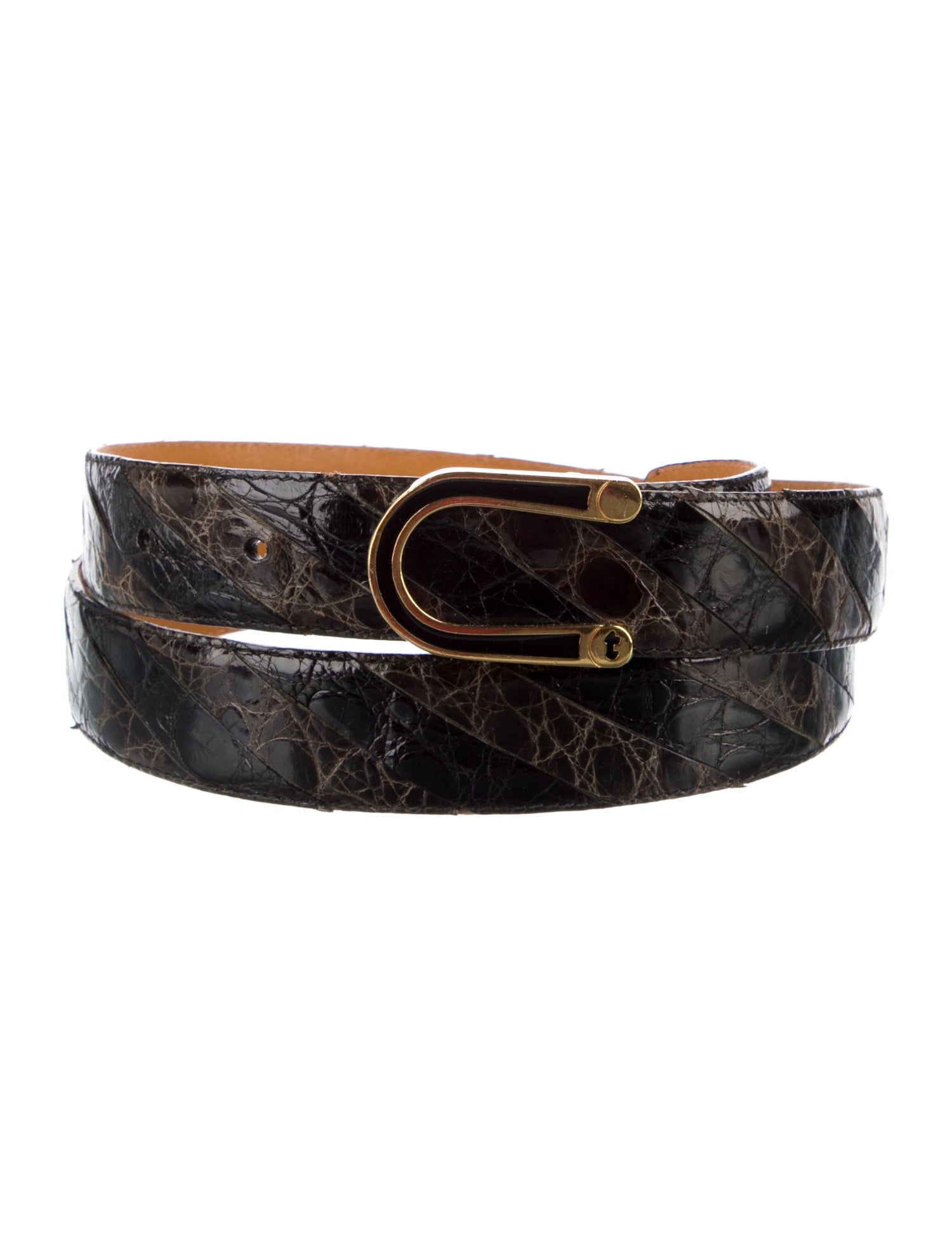 a.testoni Crocodile Belt