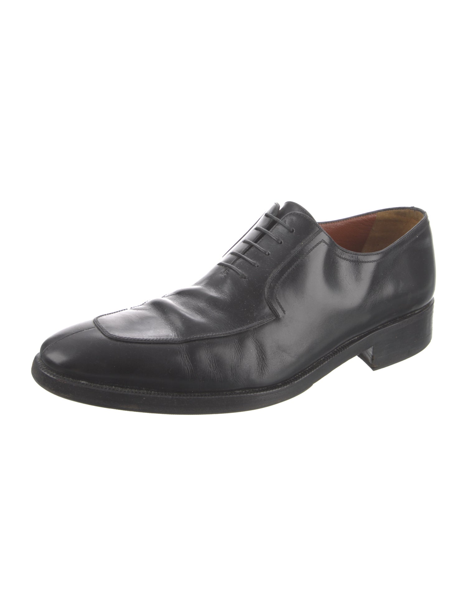 a.testoni Leather Oxfords