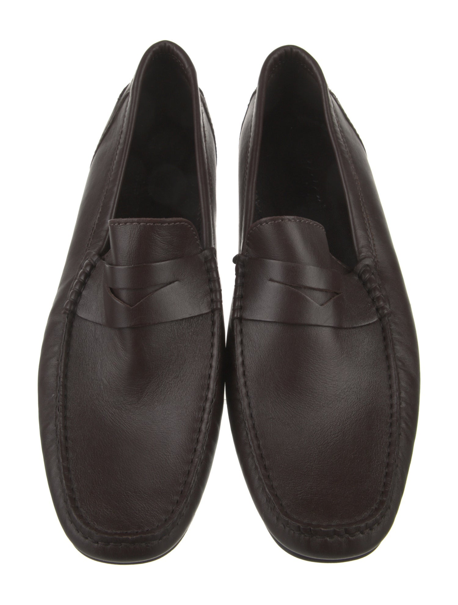 a.testoni Leather Dress Loafers