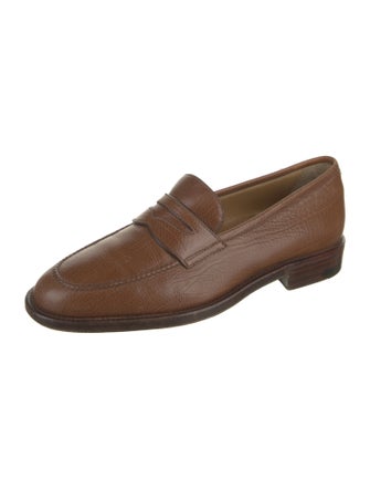 a.testoni Leather Loafers