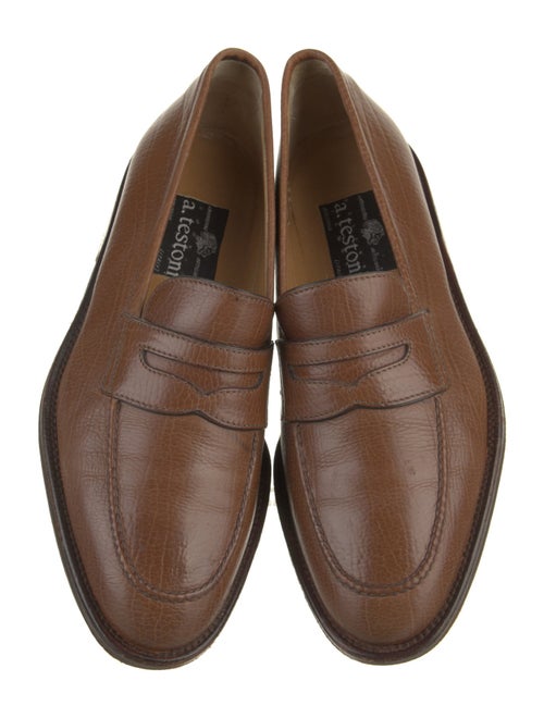 a.testoni Leather Loafers