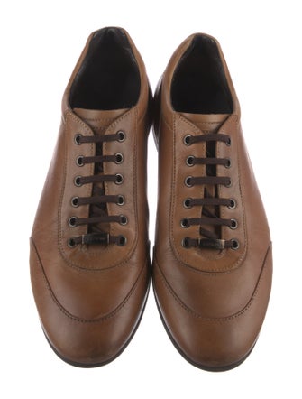 a.testoni Leather Oxfords