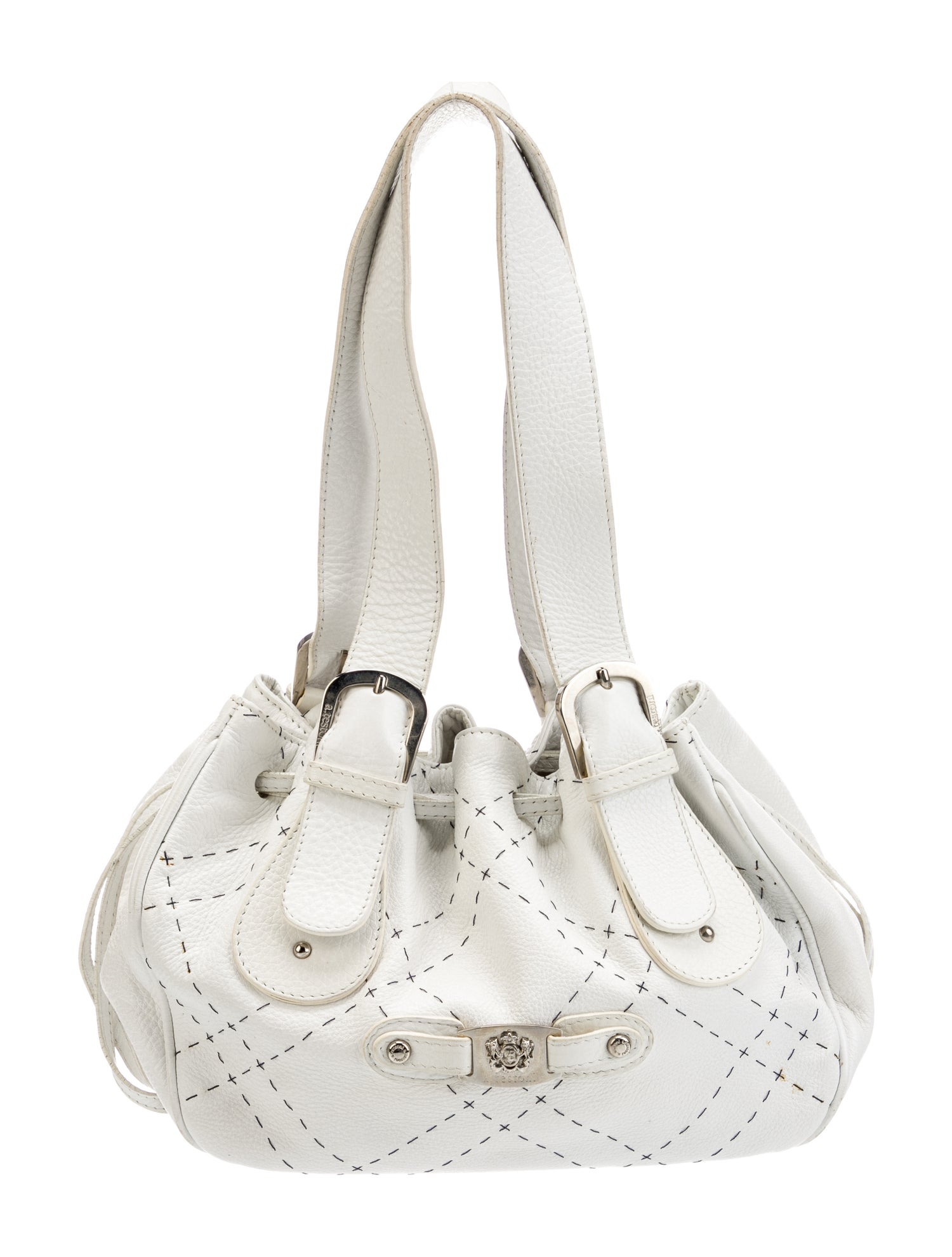 a.testoni Leather Shoulder Bag