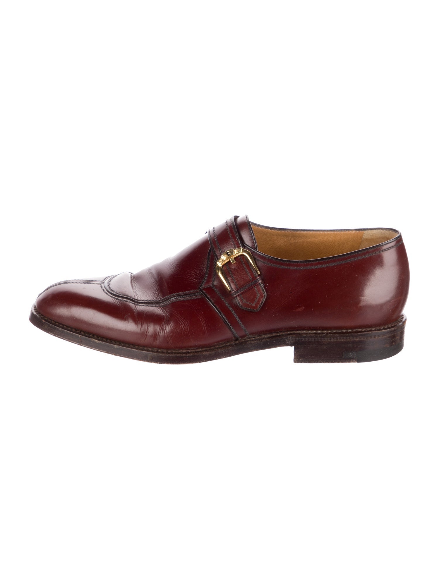 a.testoni Leather Monk Straps