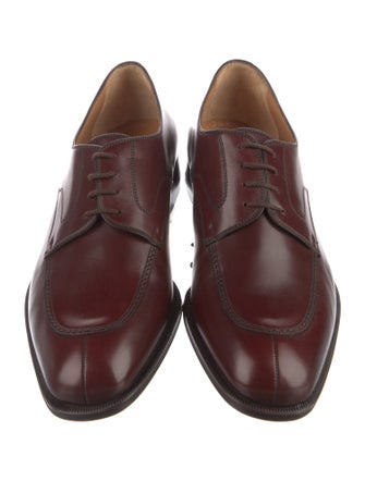 a.testoni Leather Derby Shoes