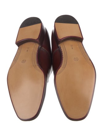 a.testoni Leather Derby Shoes