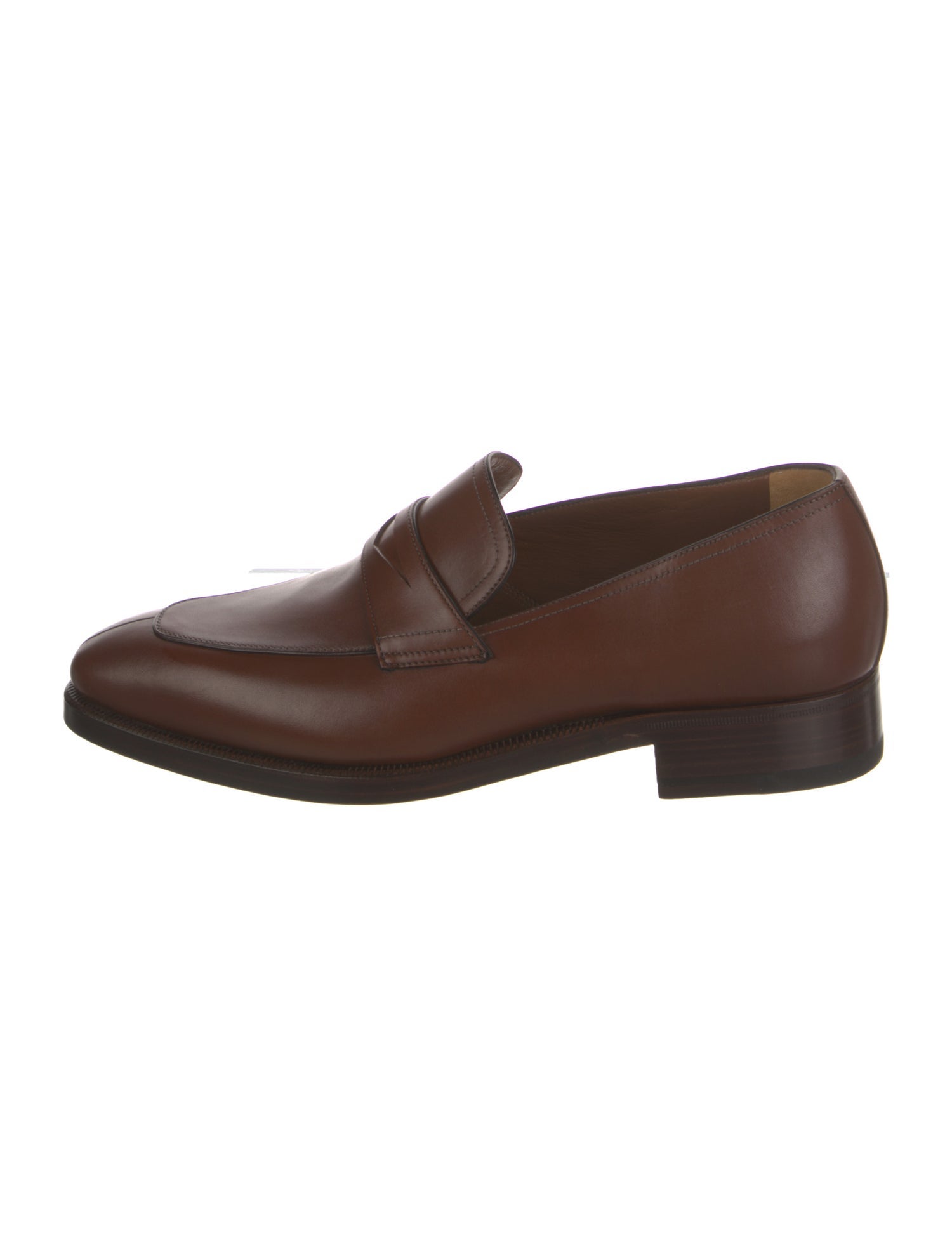 a.testoni Leather Loafers