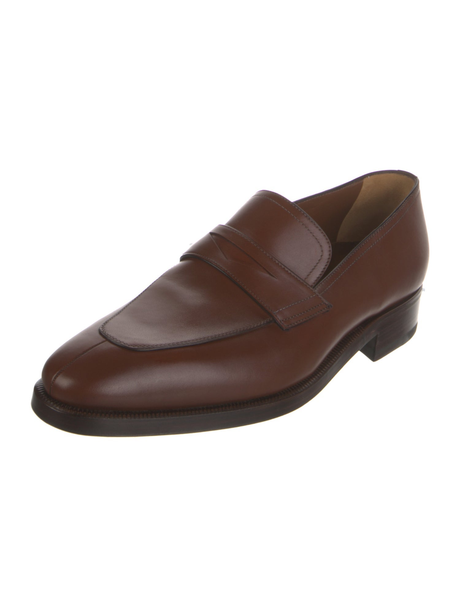 a.testoni Leather Loafers